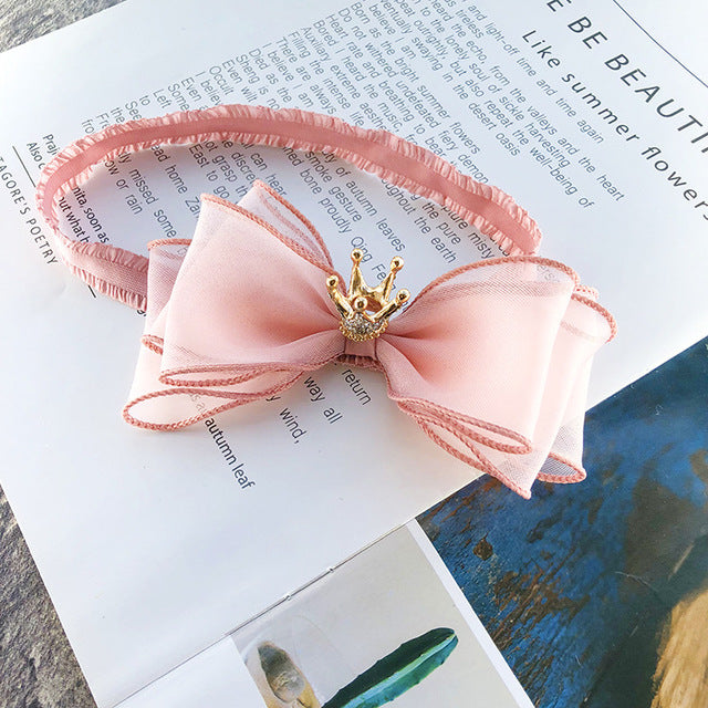 Baby Princess Bow  Tiara Hair Band