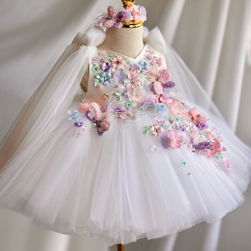 Polyester Young And Little Girls Princess Dress