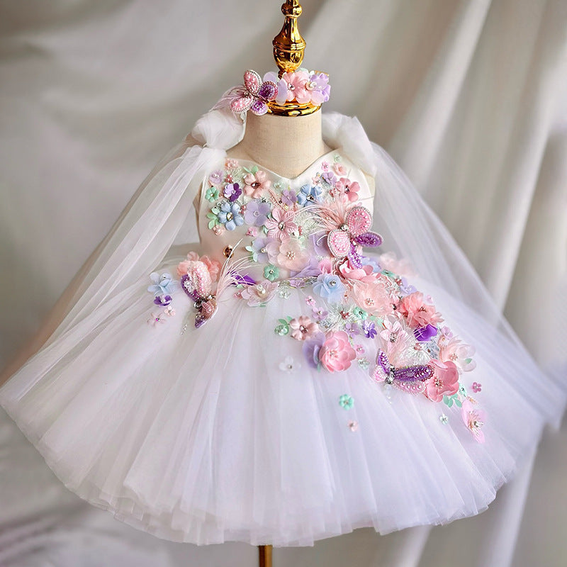 Polyester Young And Little Girls Princess Dress