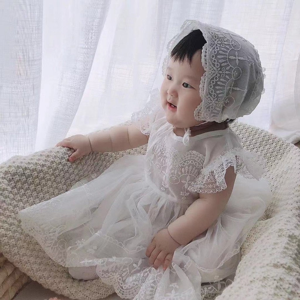 CASSY BAPTISMAL GOWN AND HAT